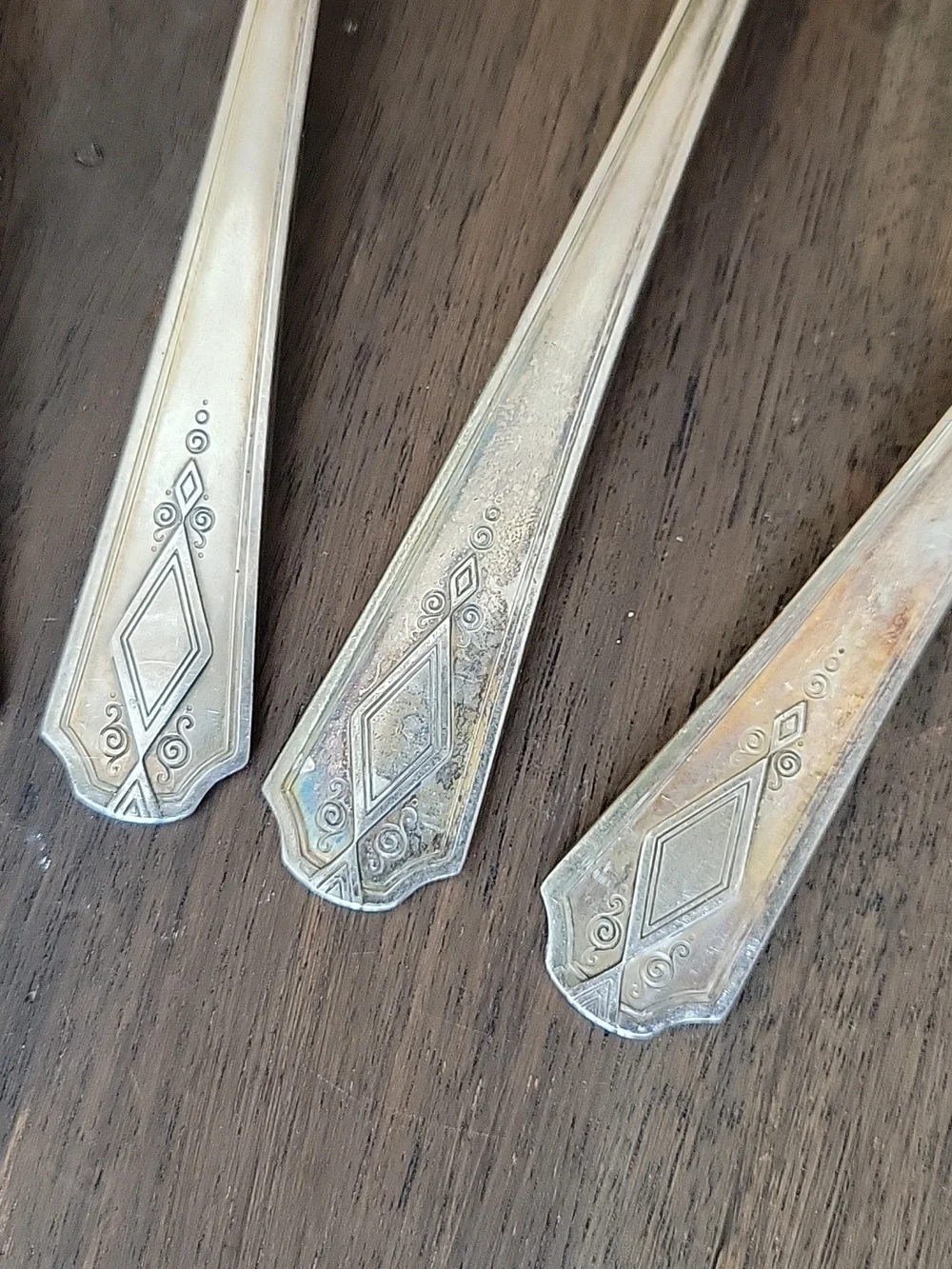 Simeon L & George H Rogers Company Oneida Vintage Silver Plated Serving Spoons